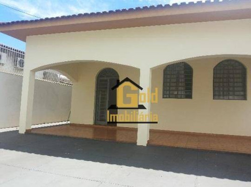 Casa Com 3 Dormitórios Para Alugar, 197 M² Por R$ 3.500,00/mês - Ribeirânia - Ribeirão Preto/sp - Ca0241