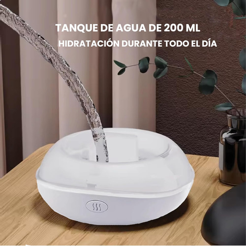 Difusor De Aromaterapia Y Humidificador Ultrasonico Con Luz