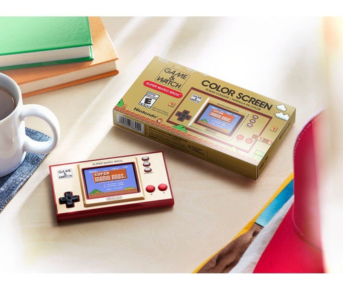 Nintendo Game & Watch Super Mario Bros. color rojo y dorado