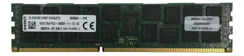 Barrette RAM Kingston 16GB DDR3-1600 PC3-12800R ECC RDIMM - Modèle KFJ-PM316/16G - Occasion Fonctionnelle