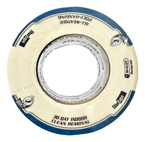 Cinta Ducto 2 Pulgadas 48mm X 54mt Duct Tape Shurtape Color Blanco
