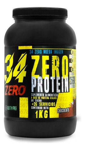 Proteína Hidrolizada 34 Zero 1kg Sabores 26 Servicios Chocolate