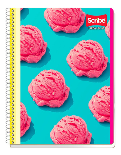 Cuaderno Francés Scribe Mega Plus Cuadro Chico 100 Hojas 5 P