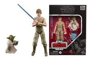 Figuras Hasbro Original Star Wars Black Series: Luke Y Yoda