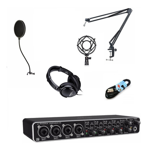 Estudio Profesional Completo Behringer 404hd Base Accesorios