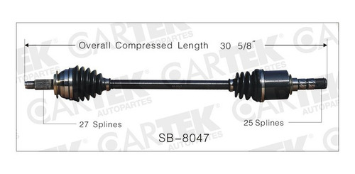 Flecha Delantera Izq/der Sb Legacy 2007-2009 Ta Tm H4 2.5 Ck