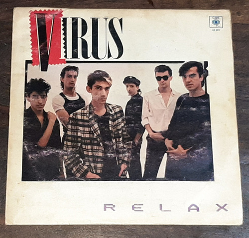 Virus Relax Vinilo Disco 1984 Insert Federico Moura