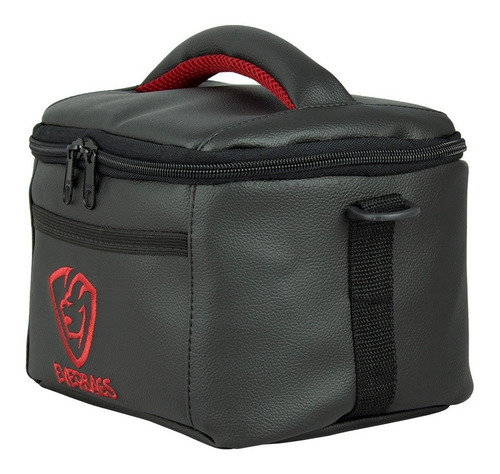 Imagem 4 de 9 de Bolsa Térmica Fitness Necessaire Marmita Lancheira Preta Fit
