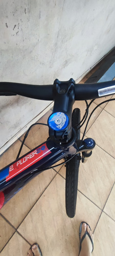 Bicicleta Aro 29 Caloi Explorer 20 18v Freio Hidráulico Azul 19 " (Usado)