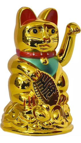 Maneki Neko- Gato Chino De La Suerte O Fortuna 11 Cm Alto