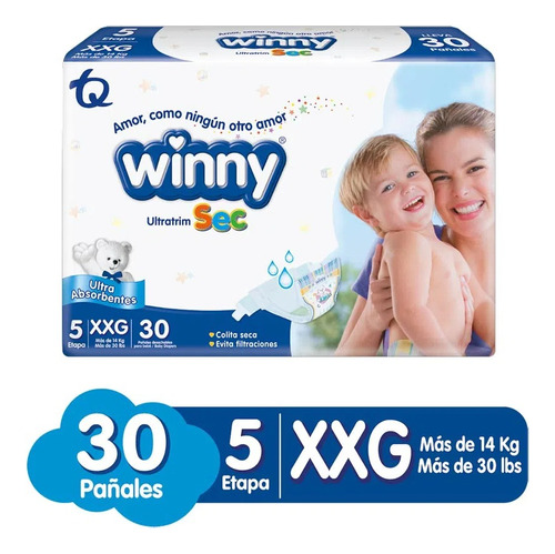 Pañales Winny Etapa 5 X30 Und