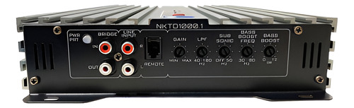 Modulo Amplificador Nakamichi Nktd1000.1 - 6000w - 1 Canal Cinza