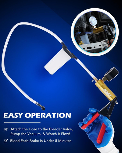 Orion Motor Tech Omt Kit De Purga De Frenos Con Bomba De Vac