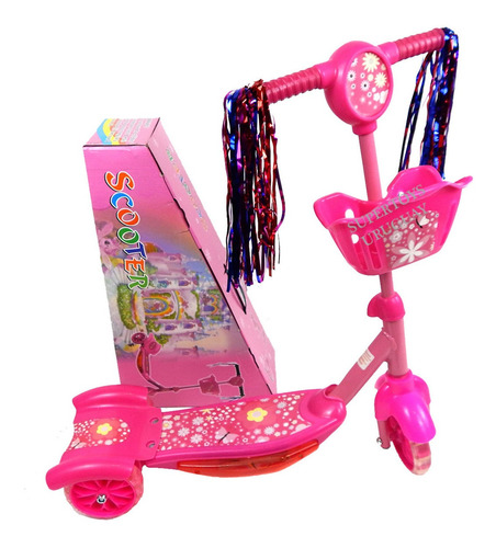 Monopatin Tripatin Scooter Infantil Musical Con Luces St