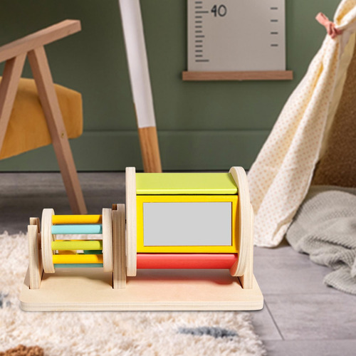 Tambor Giratório Montessori Brinquedo Sensorial Diferencie
