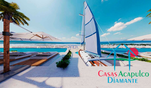 Cad Live Aqua Gh 3. Depa De Playa En Preventa Con Terraza, Alberca, Jacuzzi Y Vista Frontal Al Mar