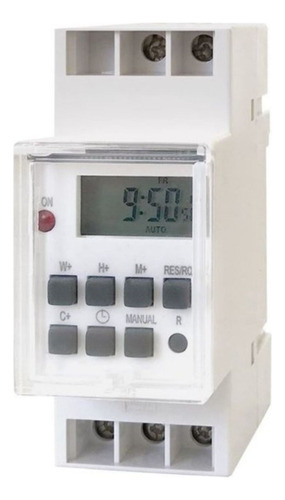 Timer Digital Programable Para Riel Din