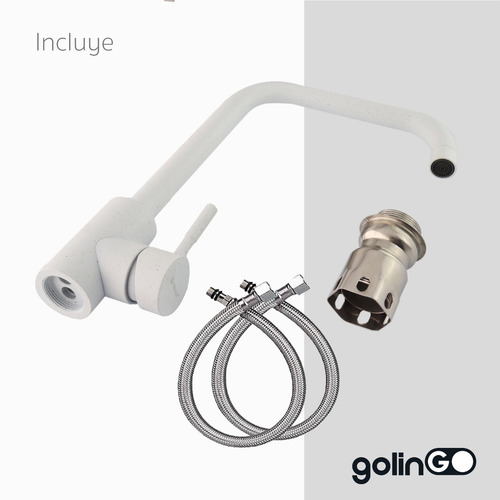 Llave Monomando Mezcladora Para Fregadero Solvex Grifo