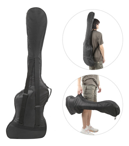 Imagen 7 de 10 de Funda Engrosada Para Guitarra Eléctrica, Funda Para Bajo, 47