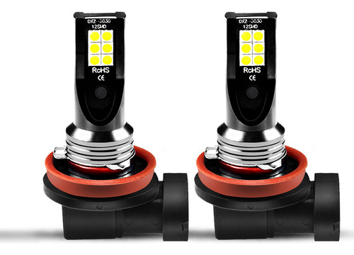 2 Faros De Coche, H8, H11, 24 W, Resistentes Al Agua, 12 Led