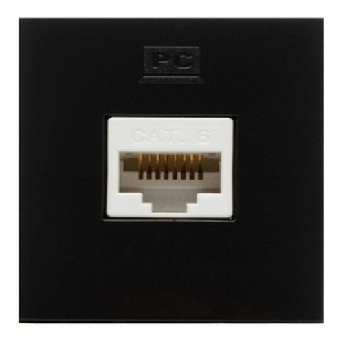 Modulo Para Datos Sica Silight Rj45 Negro 