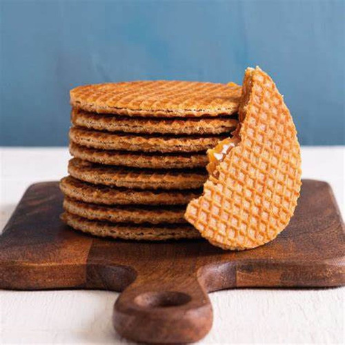 Biscoitos Wafel Holandês Stroopwafel Moinho Wafers