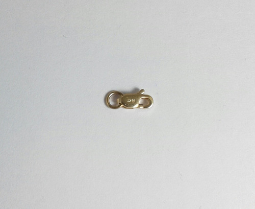 Cierre Mosqueton Oro 18k Argolla Inlcuida 0,5grs Garantia Jr