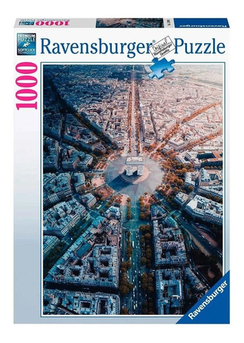Ravensburger Puzzle 1000 Pz Paris Desde Arriba Rompecabezas