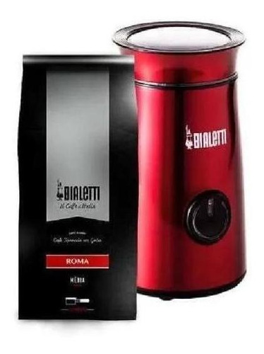 Imagem 1 de 7 de Moedor 220v Italiano + Brinde Café Roma 500g - Bialetti