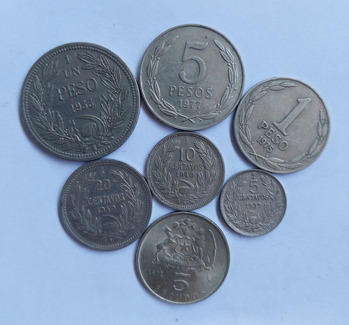 Lote 36 Monedas Chile