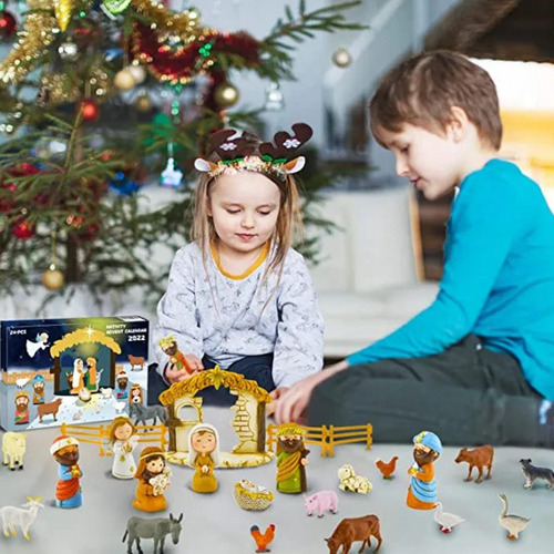 Juego De Calendario De Adviento De De Navidad De 24 Piezas,
