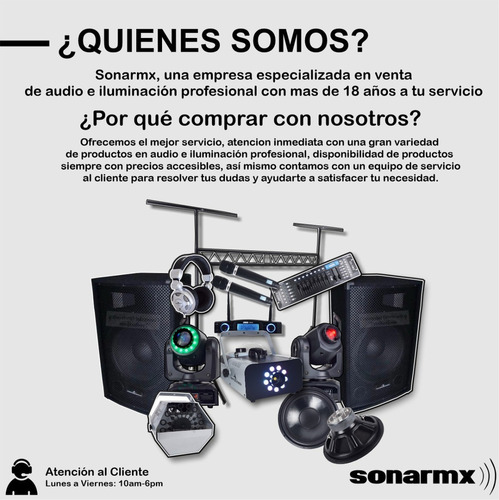 Bocina 4 Pulgadas Profesional Bafles Line Array 4 Ohms 1 Pz