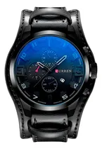 Comprar Reloj Curren Hombre Análogo Fechador Ejecutivo Casual Cuarzo Color De La Correa Negro