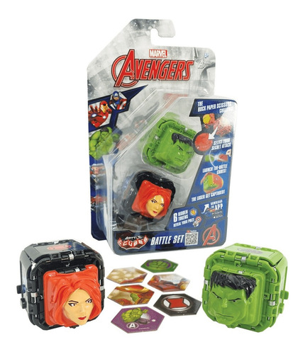 Jogo Pedra Papel Tesoura Hulk E Viúva Negra Batalha Marvel