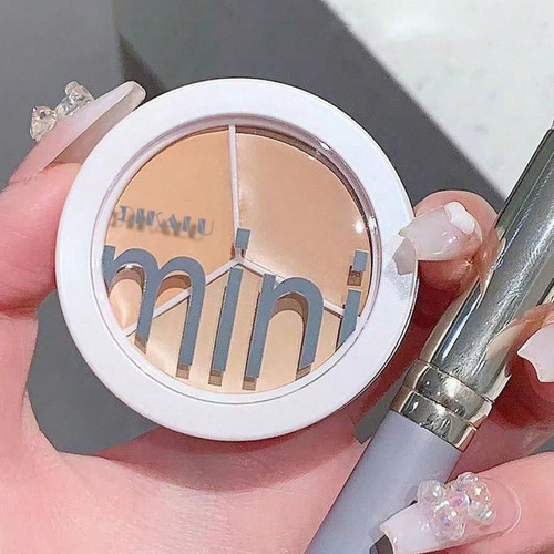 6 Pzas. De Mini Paleta De Corrector En Crema 3 Tonos