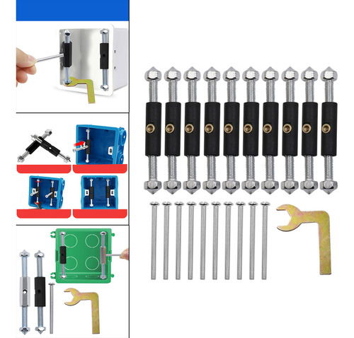 Tornillos De Casete Kit De Varilla De Soporte 86 Ronda