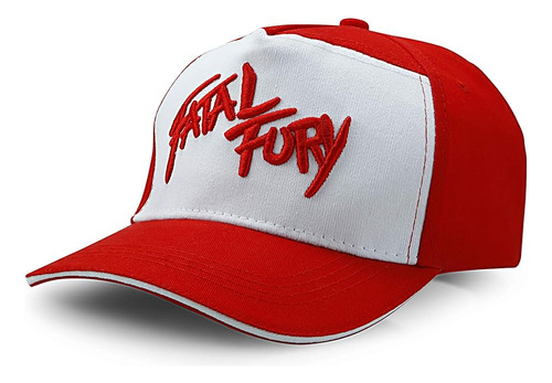 Terry Bogard Gorra Ajustable Con Diseño Furia Fatal Bordada