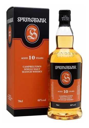 Whisky Single Malt Springbank 10 Años 46%abv Origen Escocia