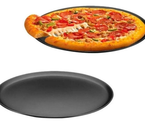 Forma De Pizza Assadeira Bandeja Resistente Antiaderente