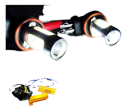 Luz De Niebla De Proyector Libre 2 X 9005 Hb3 Cree Error Led