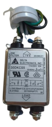 Filtro Rede 30dkcs5 115/250v 30a (Usado)