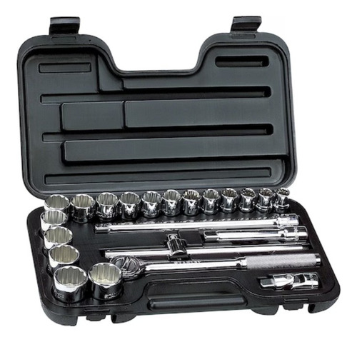 El Juego De Dados Stanley 1/2 12-30 Mm 23 Piezas
