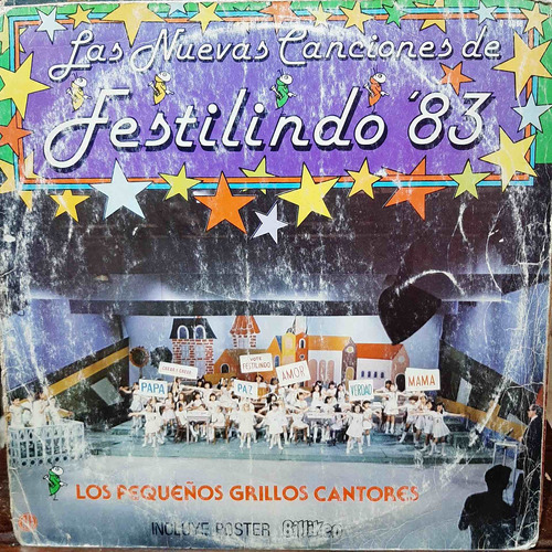 Vinilo Los Pequeños Grillos Cantores Festilindo 83 If1