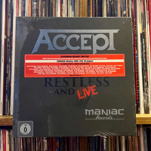 Accept Restless And Live Blu Ray 2 Cd Dvd Earbook