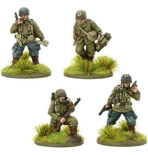 Ejército Paracaidistas Ee. Uu. Warlord 1:56 Miniaturas
