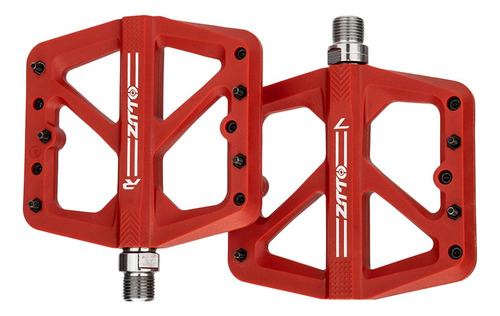 Red And Red And Mountain Bike Pedals