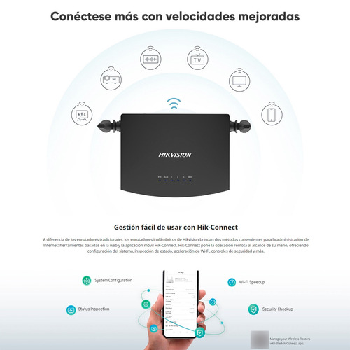 Router Inalámbrico Wisp / Hasta 1200 Mbps / Doble Banda Ac