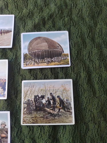 8 Figuritas De Cigarrillos Alemanas Primera Guerra Soldados Batallas (Usado)