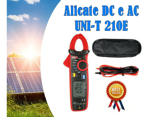 Imagem 1 de 2 de Alicate Dc Amperímetro Dc/ac Bateria Solar Original