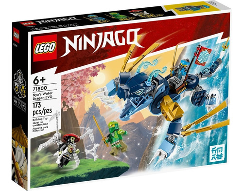 Lego® Ninjago - Dragón De Agua Evo De Nya (71800) Cantidad de piezas 173